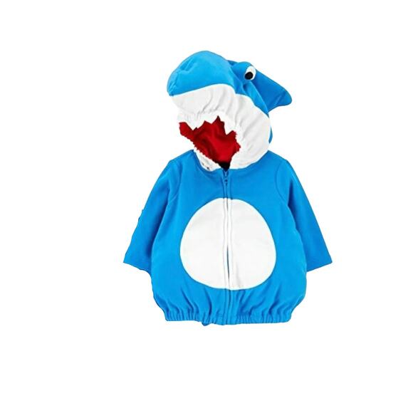 Baby Toddler Shark Costume Jacket size 12 months front zipper - Picture 1 of 13